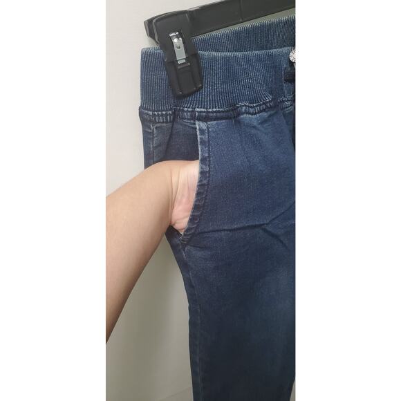 Ag Adriano Goldschmied Kids The Luke Denim Jogger Pants Big Boy's Size Large - Picture 7 of 13